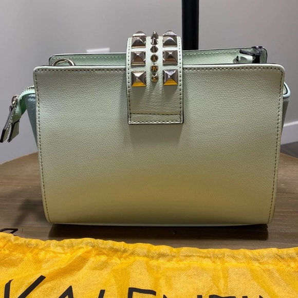 Mario Valentino Kiki Cross Body Bag Mint Color - Picture 2 of 11